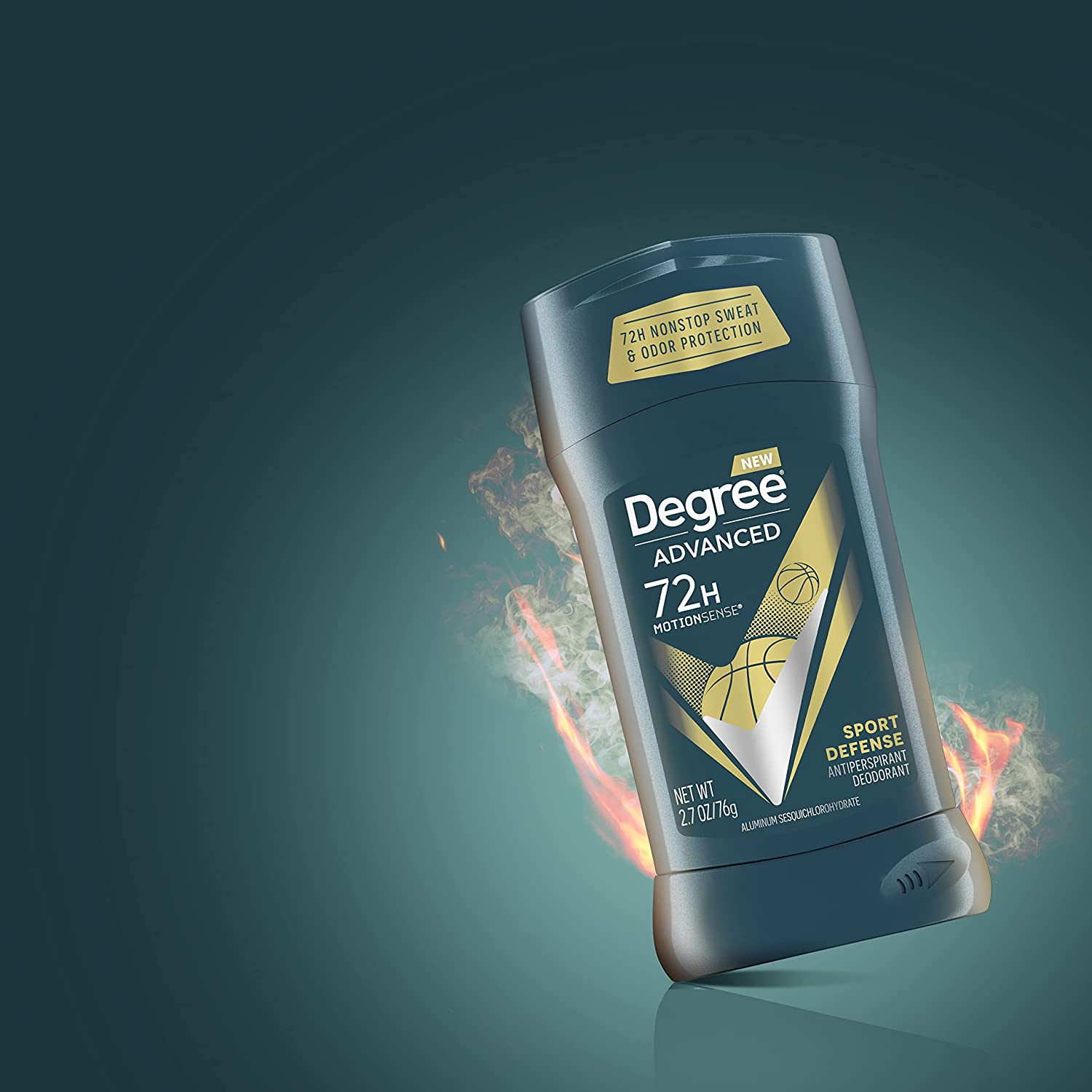 Degree Advanced Protection Antiperspirant Deodorant Sport Defense 4 count 72-Hour Sweat and Odor Protection Antiperspirant For Men With MotionSense Technology 2.7 oz - Image 10